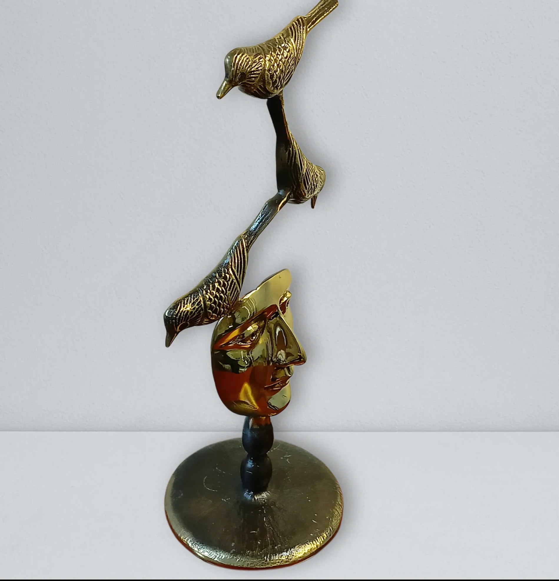 Shilp Ratna Brass Bird Perch Decor