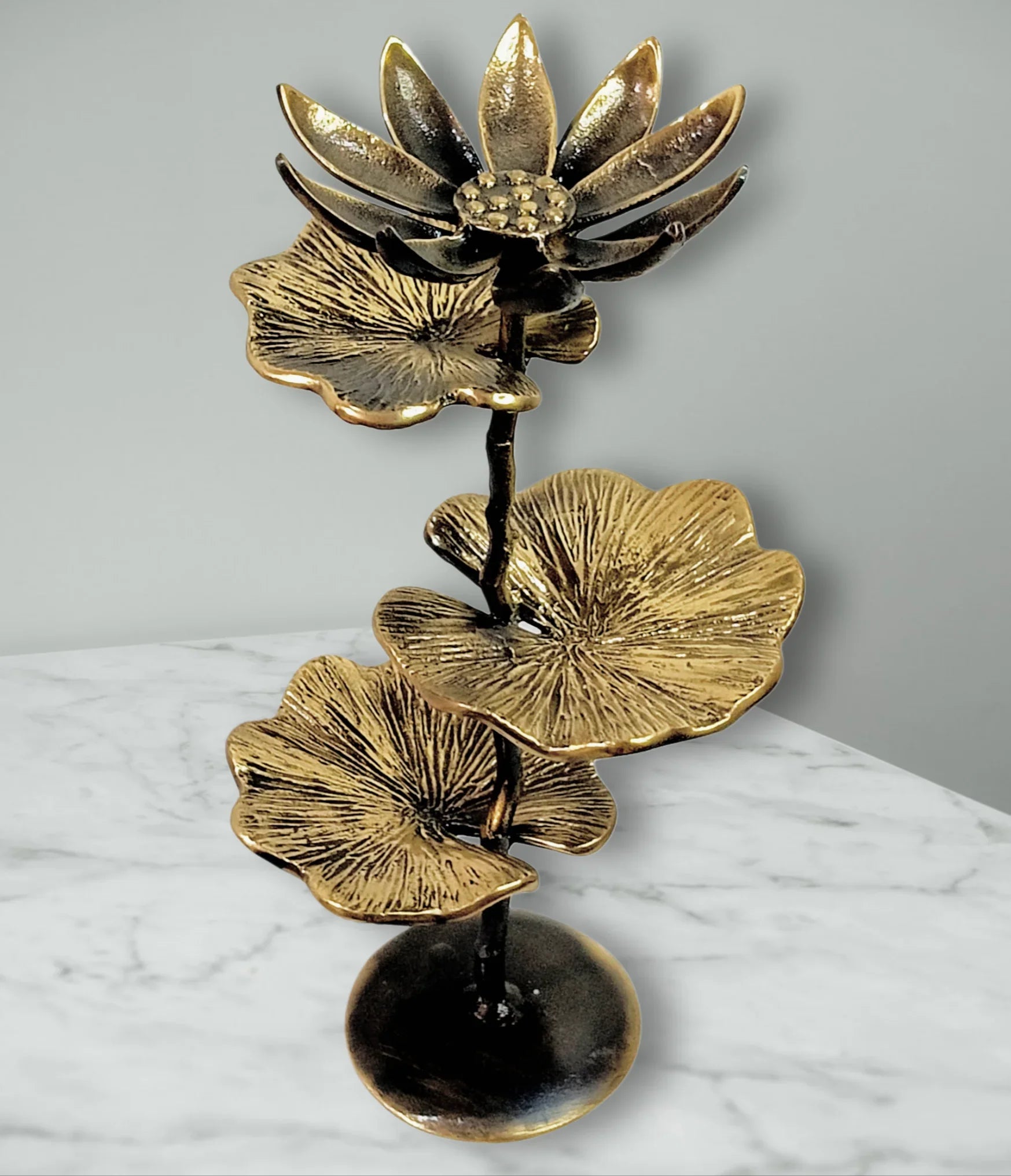 Kalyani – Handcrafted Brass Lotus Sculpture