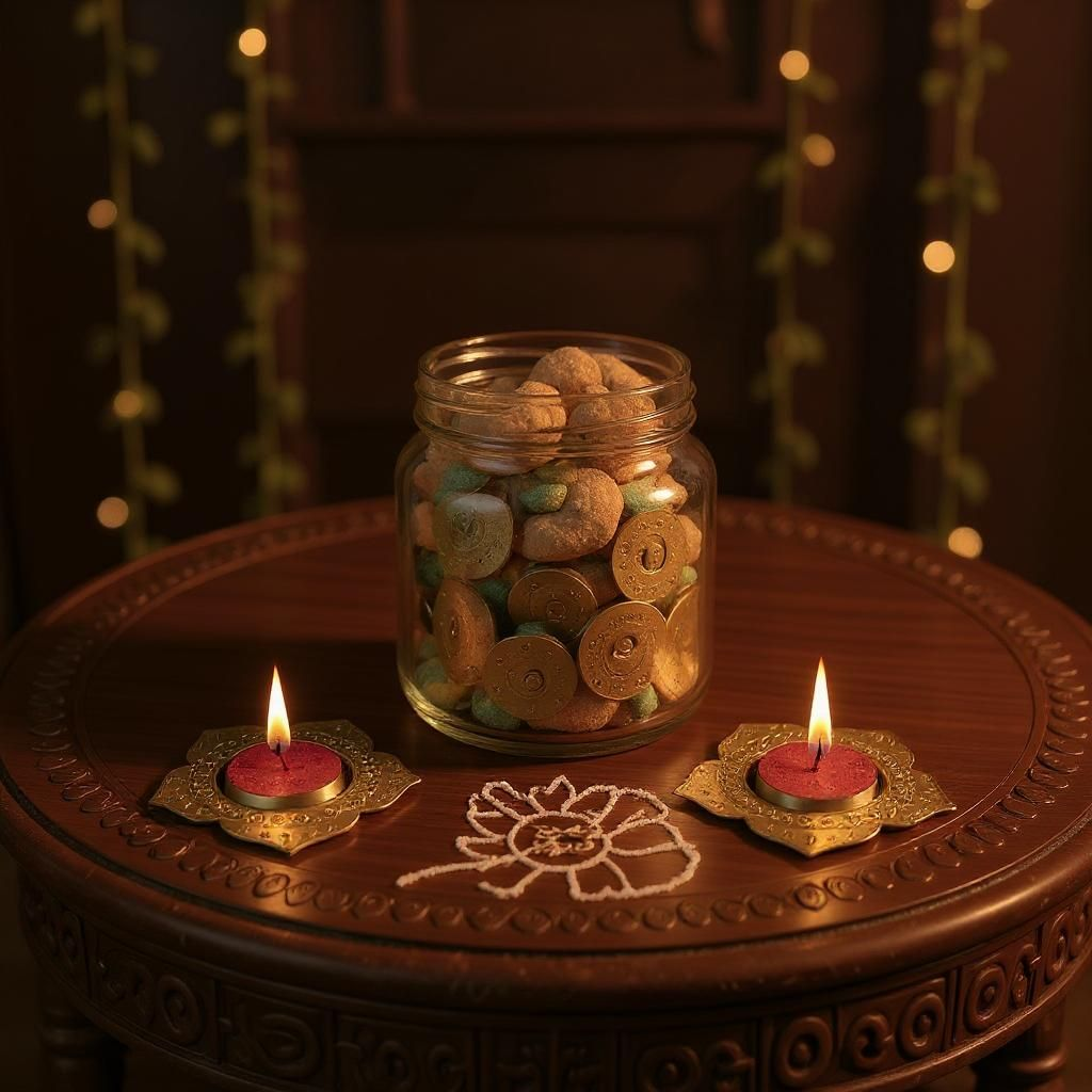 Tohfa Gift Box – Flower Diya Set