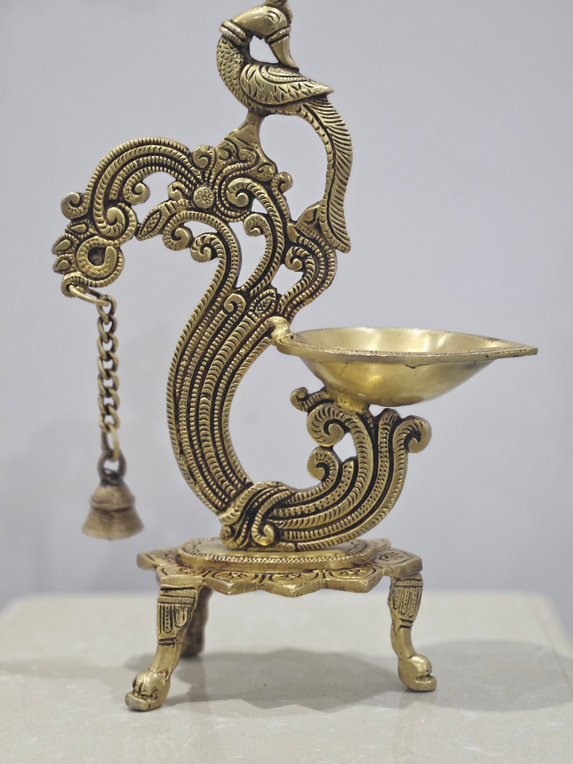 Parrot Long Bell Diya