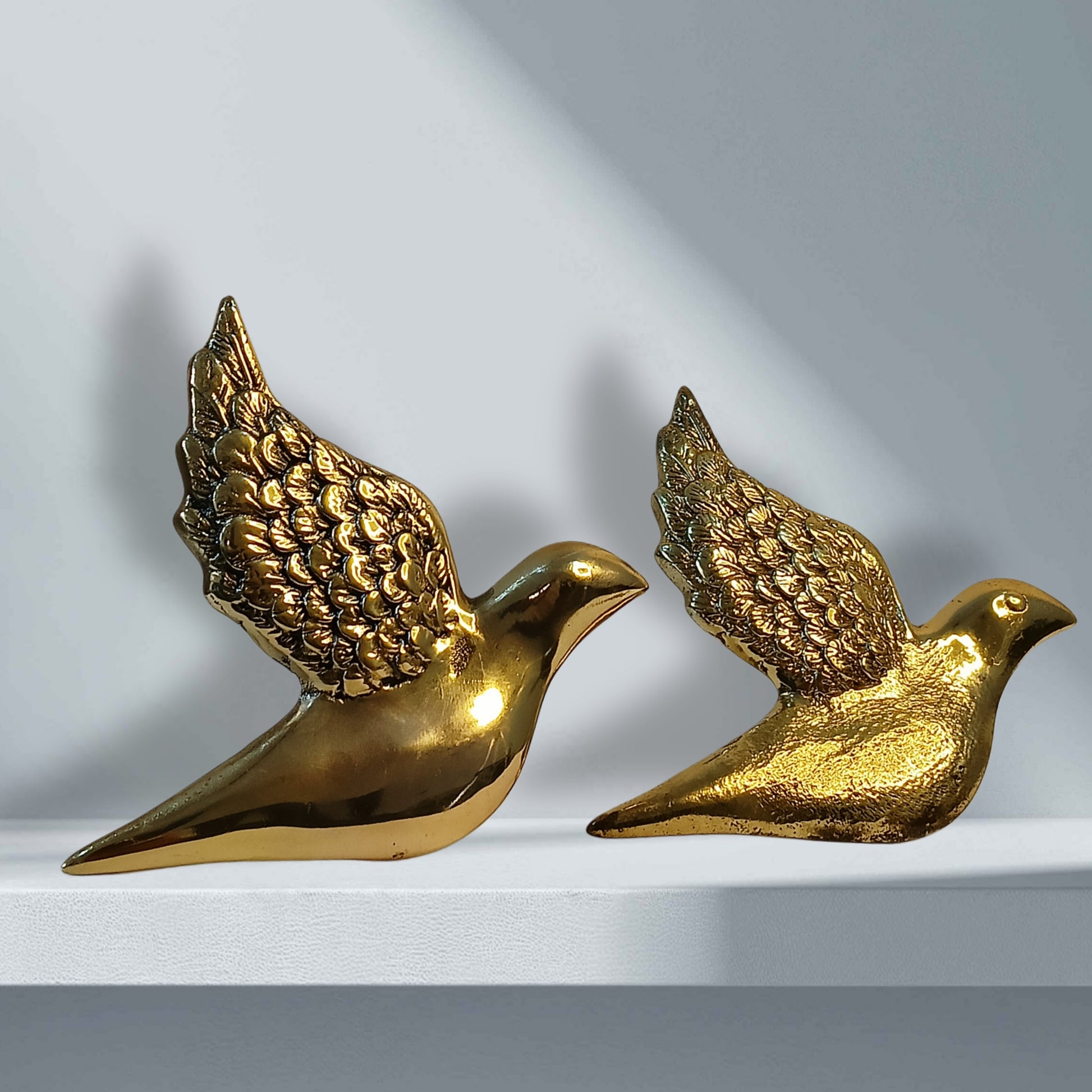 Suvarna Pakshi Brass Birds Set