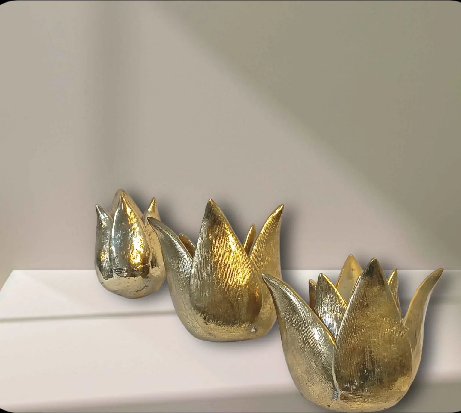 Swarn Kamal Brass Lotus Wall Décor