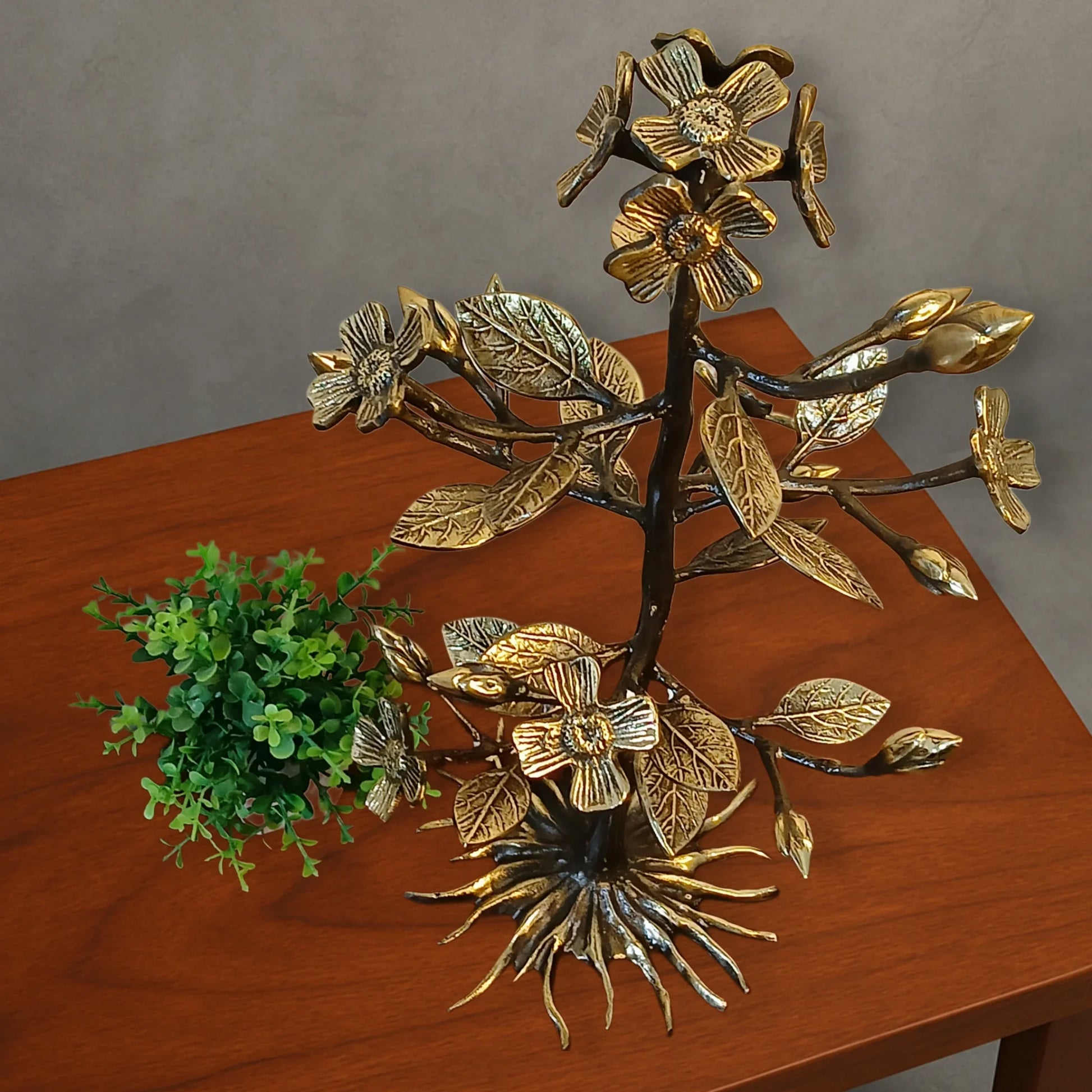 Jad Vriksh – Handcrafted Brass Tree Sculpture