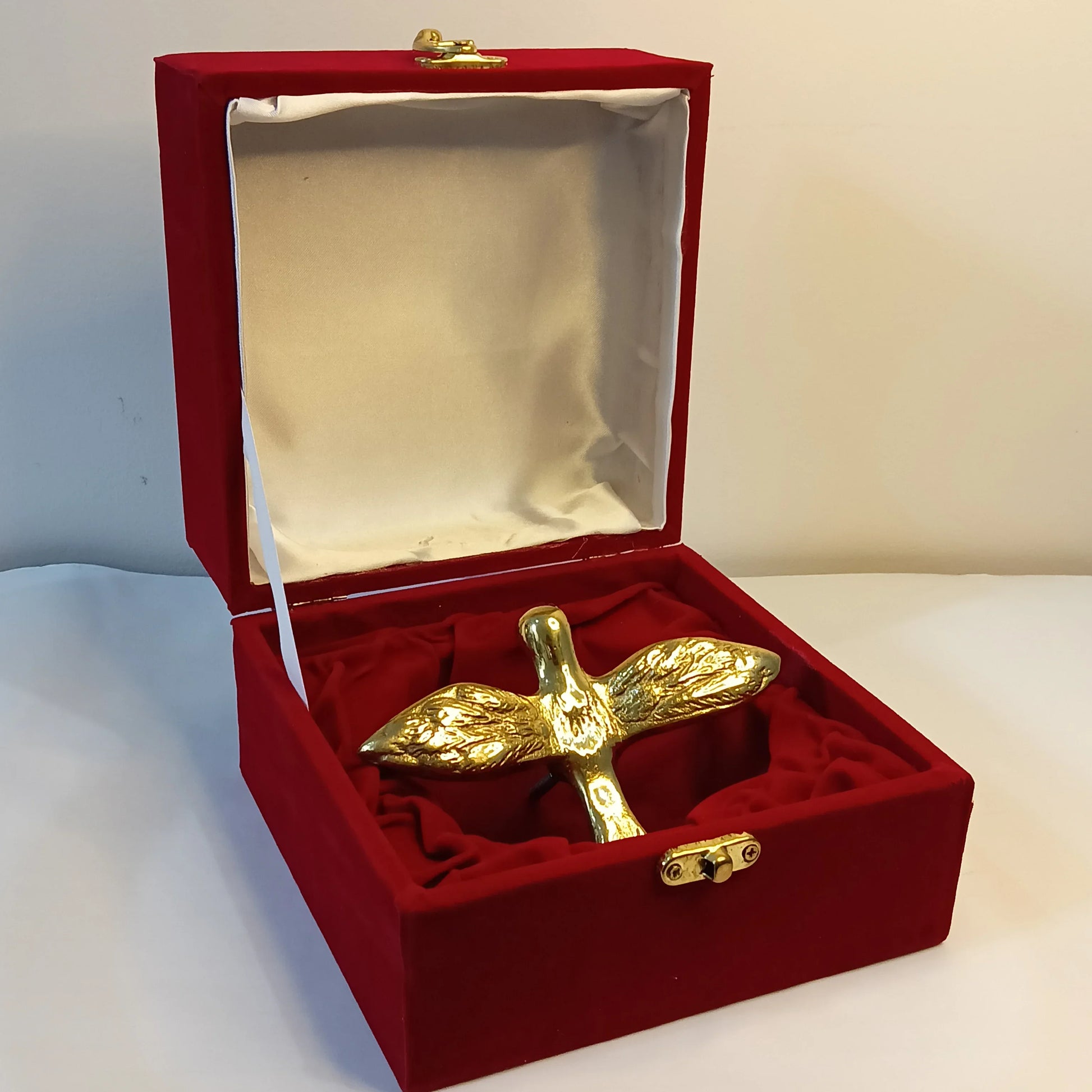 Set of 5 Brass Wall Décor Birds in Flight