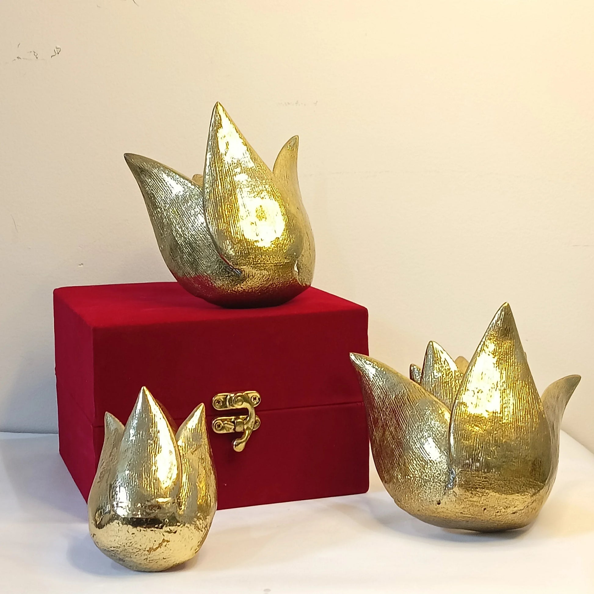 Swarn Kamal Brass Lotus Wall Décor