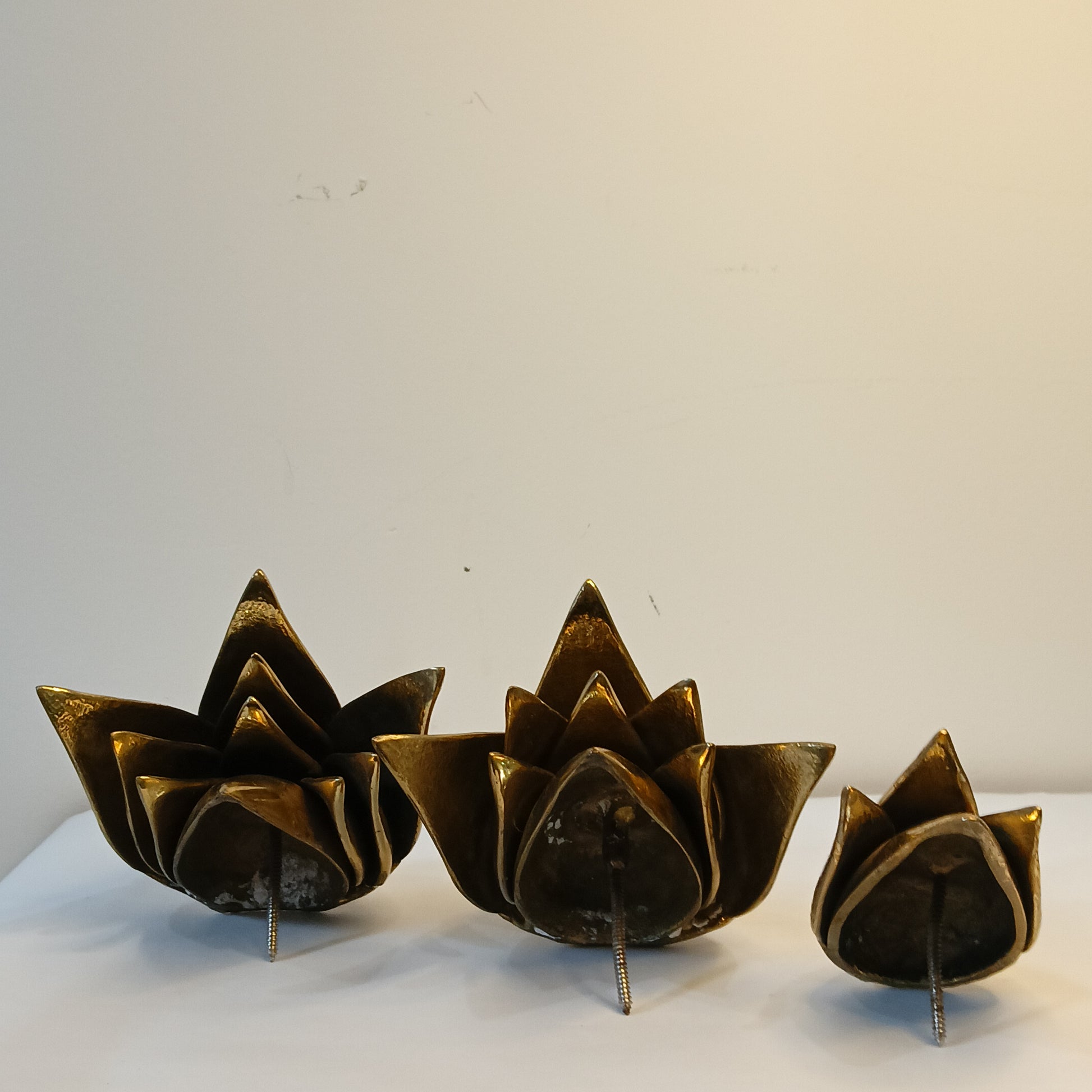 Swarn Kamal Brass Lotus Wall Décor