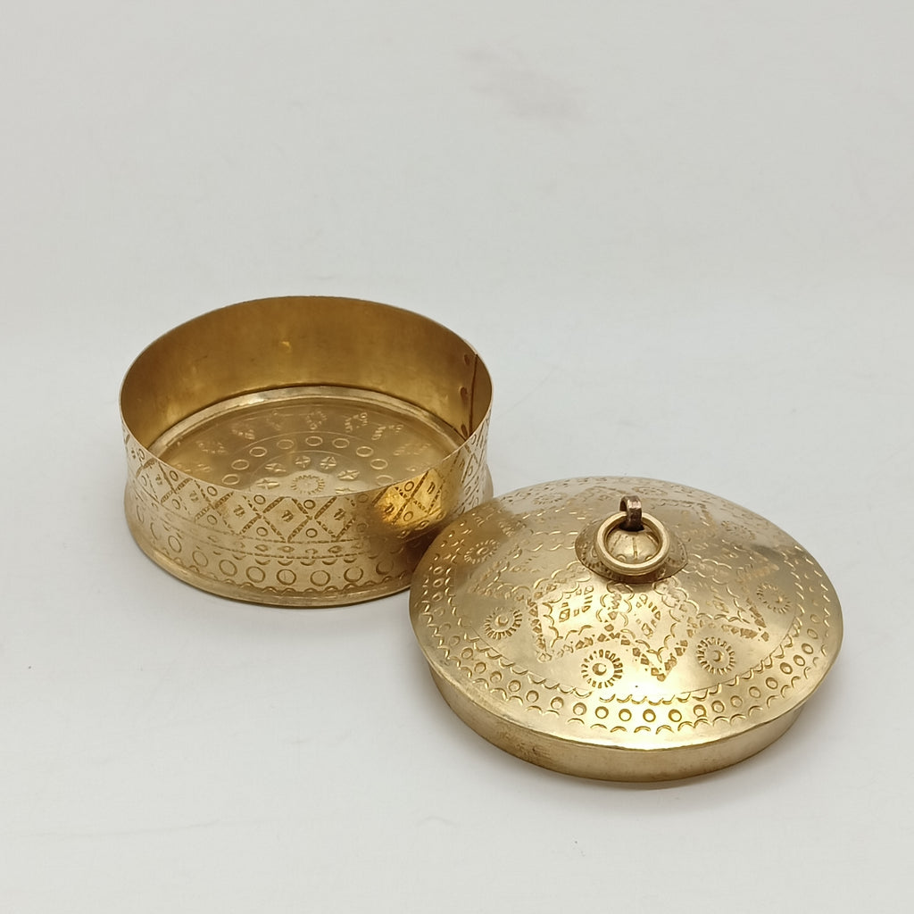 Samriddhi- Brass Dabbi (Set of 3)